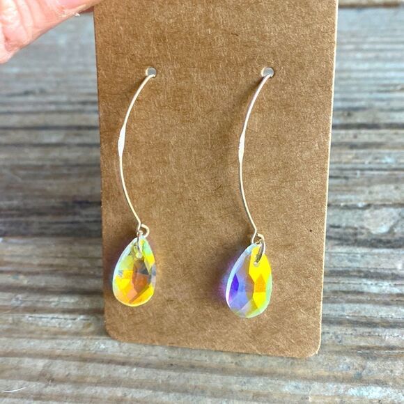 Sterling Silver and Swarovski Crystal Earrings - Picture 1 of 2